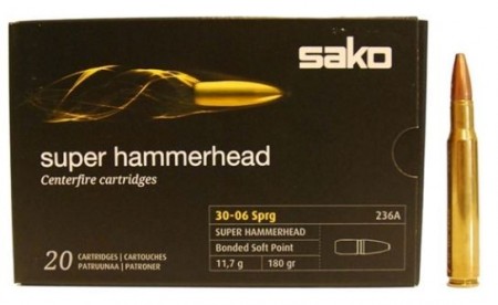 SAKO 30-06. S-HAMMERHEAD 180 SP - 20 stk
