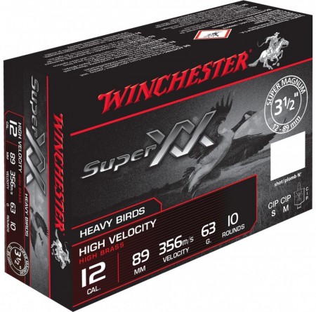 Winchester Super XX 12/89 63g - 10 stk