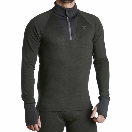 Termo Roll-neck with zip Dark Green