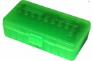 MTM Patronboks 50-skd Pistol Kal. 41/44 grå/grønn thumbnail