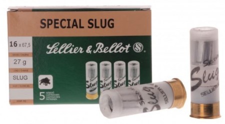 Sellier & Bellot 16/67 Slug 27g - 5 stk