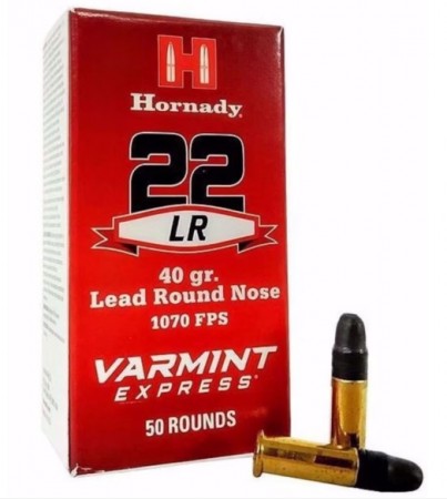 Hornady 22 LR 40 GR LRN - 50 stk