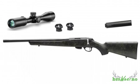 Tikka T1x Roughtech Emerald LH riflepakke