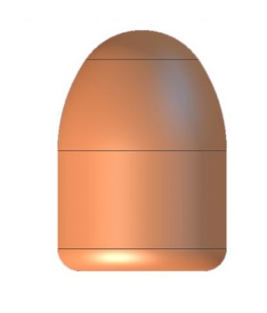 .45 230gr RN CMJ Restrike Bullets  - 500 stk