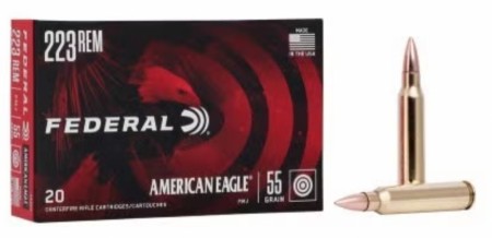 American Eagle 223 Rem 55grs FMJ - 20 stk - Kvantumsrabatt