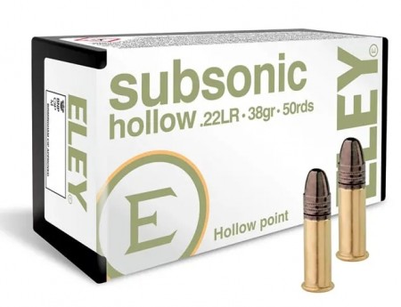 Eley Subsonic 22Lr 38grs 