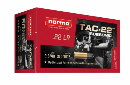 Norma TAC-22 .22LR Subsonic