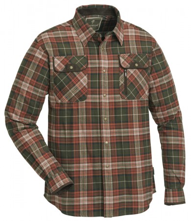 Pinewood Prestwick Exclusive Skjorte (grønn/brun)