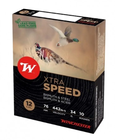 Winchester HP Steel Xtra Speed 12/76 34g #4&5 - 10 stk