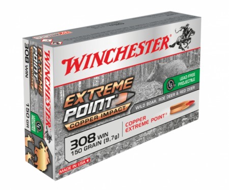 Winchester .308 Win Extreme Point Lead Free 9,7g/150gr - 20 stk