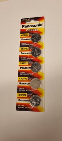 CR 2032 Panasonic 5 pack