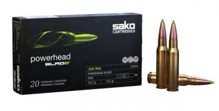 Sako 7mmRemMag Powerhead Blade 140grs SP - 10 stk