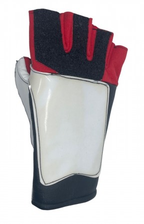 Skytehanske links uten fingre, rød