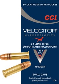 CCI 22Lr Velocitor 40grs - 50 stk