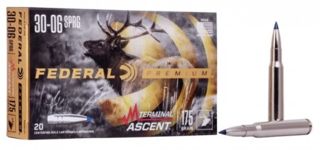 Federal 30-06 Terminal Ascent 175grs - 20 stk