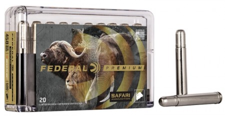 Federal Premium Safari 458 Win Mag Tropy Bonded Bear Claw 500grs. 20pk.