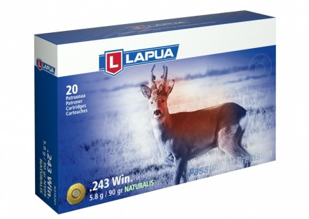 Lapua .243 Win 5,8g / 90grs NATURALIS - 20 stk