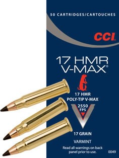 CCI 17HMR V-Max 17grs - 50 stk