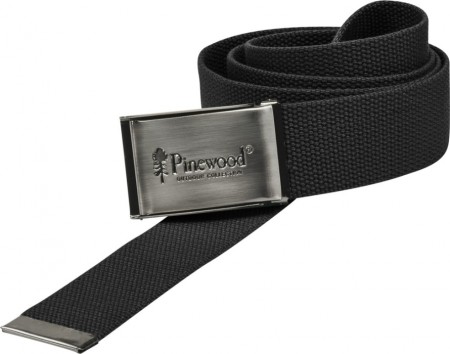 Pinewood Canvas Belt Black