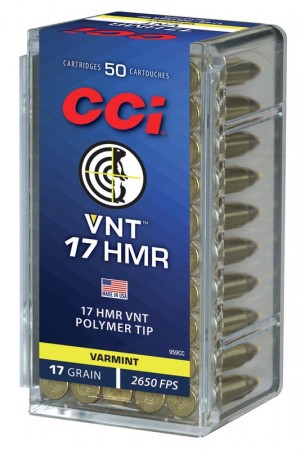 CCI 17 HMR VNT Poly Tip 17grs. 50pk.