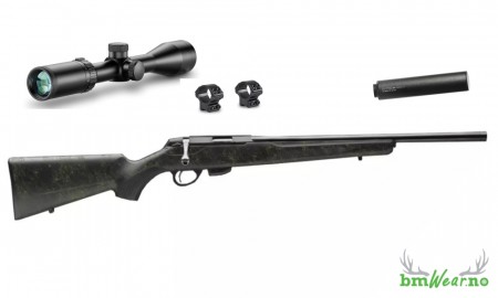 Tikka T1x Roughtech Emerald riflepakke