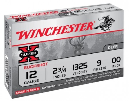 Winch. 12/70 Super-X BUCKSHOT 9 pellets - 5 stk