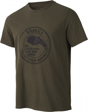 Härkila Wildlife Bear T-Shirt Willow Green