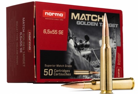 Norma Golden Target 6,5x55 143gr / 9,27g - 50 stk