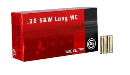 GECO .32 S&W Long 100gr Wad Cutter - 50stk