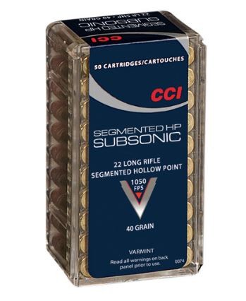 CCI 22Lr Subsonic Segmented 40grs - 50 stk