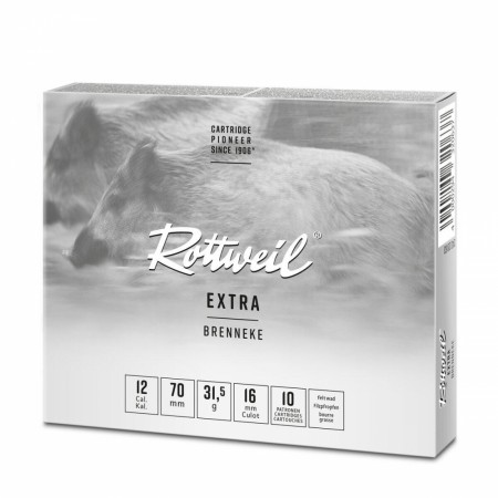 Rottweil Brenneke Slug, bly 12/70 31,5g - 10 stk