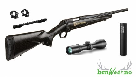 Browning X-bolt Superlight Adj, 308 Win - riflepakke